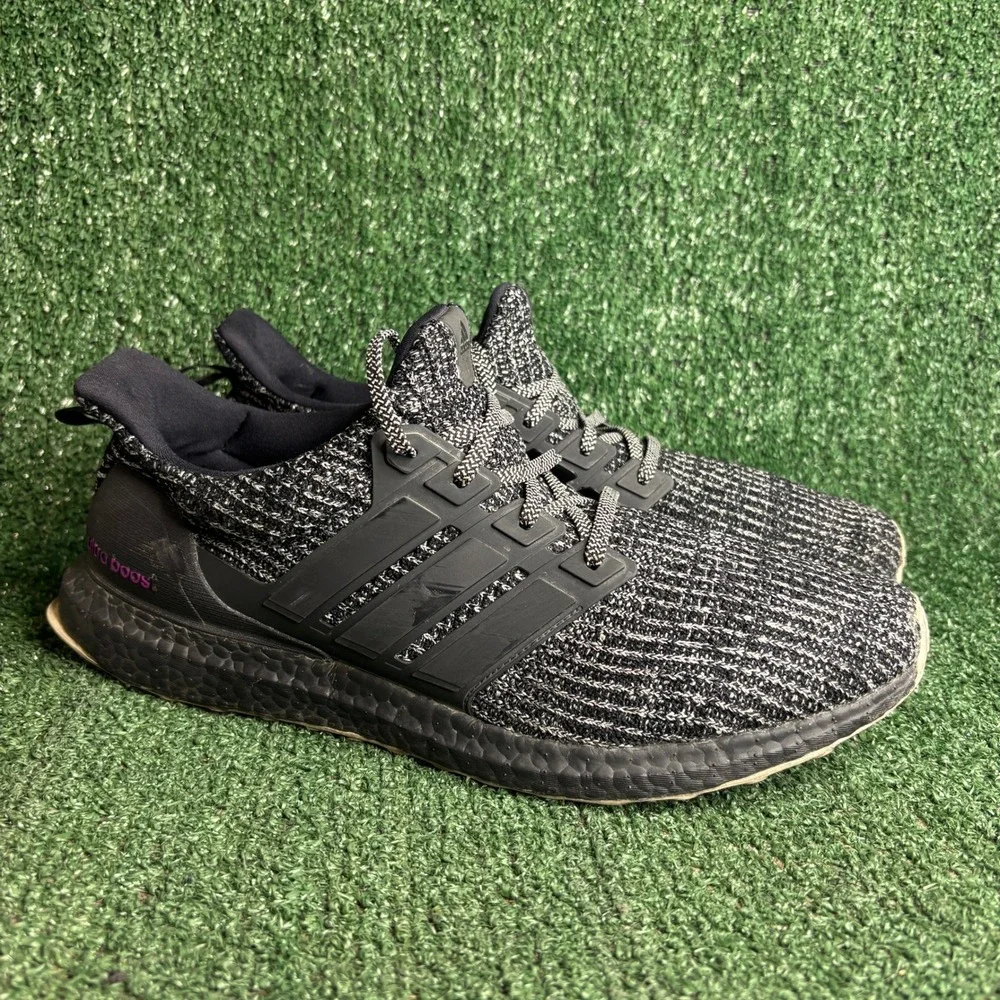 Adidas UltraBoost 4.0 Breast Cancer Awareness Core Black Sneaker Mens Size 12.5
